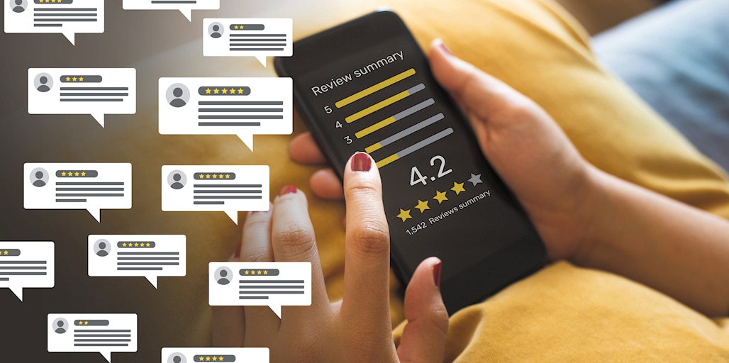 Google My Business online reviews